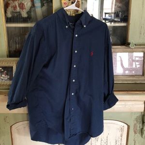Ralph Lauren Shirts - Ralph Lauren Polo navy blue button down medium Ralph Lauren Shirts - Ralph Lauren Polo navy blue button down medium